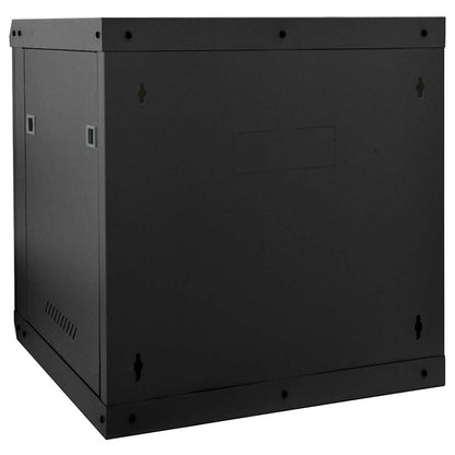 Netzwerkschrank mit Speicher Schwarz 53 x 60 x 60 cm Stahl