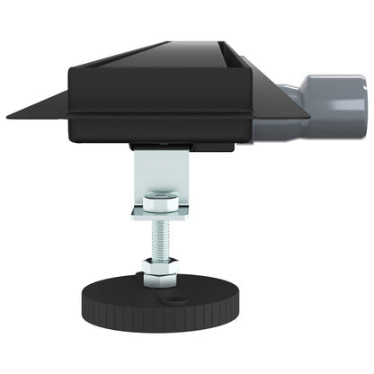 2 in 1 Duschabfluss Schwarz 100 cm Edelstahl 304