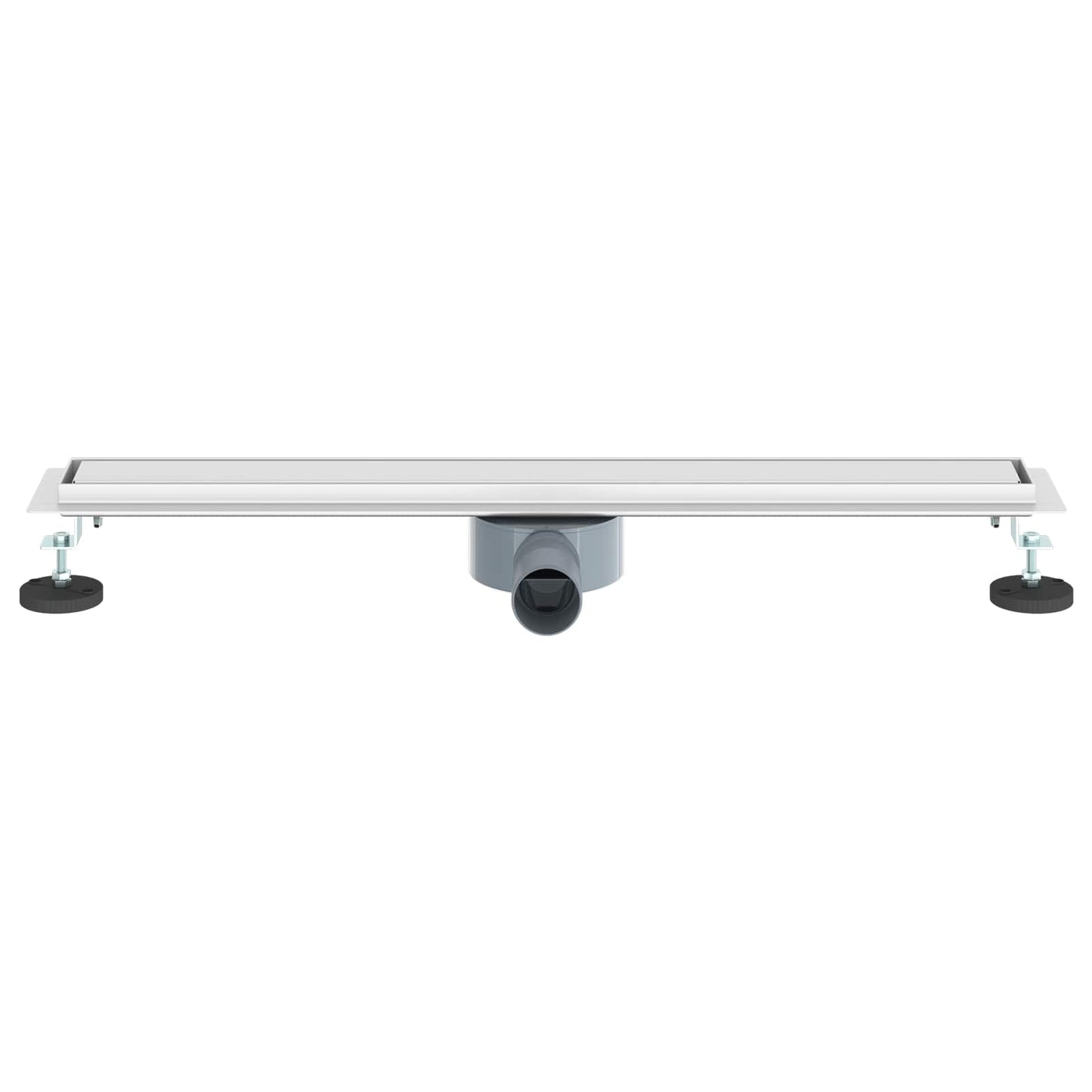 Duschablauf 2-in-1 mit 360° Siphon Silber 70 cm Edelstahl 304