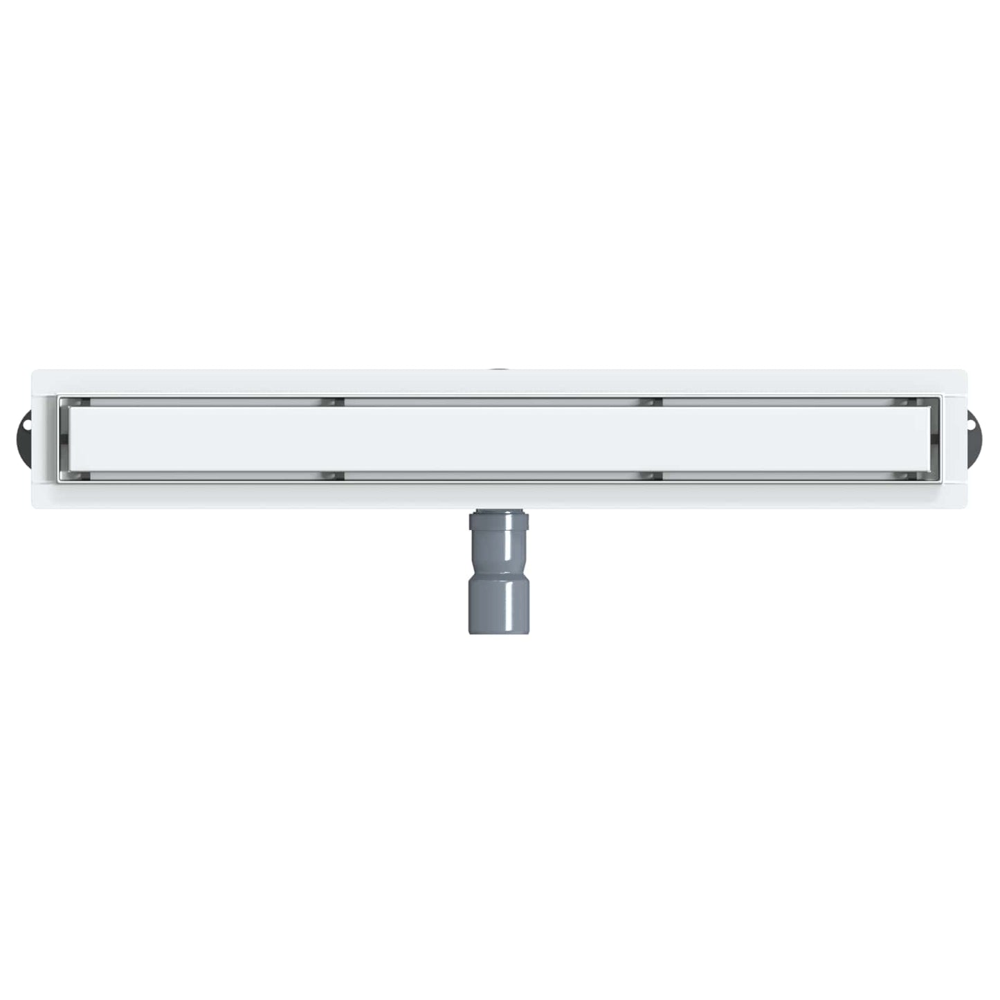 Duschablauf 2-in-1 mit 360° Siphon Silber 70 cm Edelstahl 304