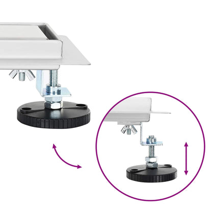 Duschablauf 2-in-1 mit 360° Siphon Silber 100 cm Edelstahl 304