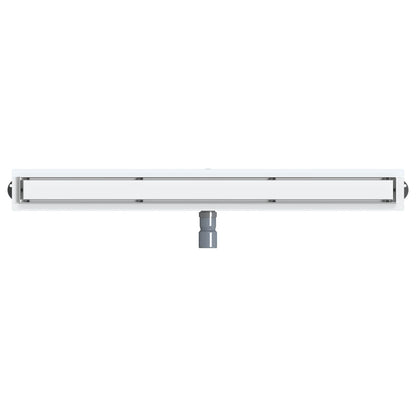 Duschablauf 2-in-1 mit 360° Siphon Silber 100 cm Edelstahl 304