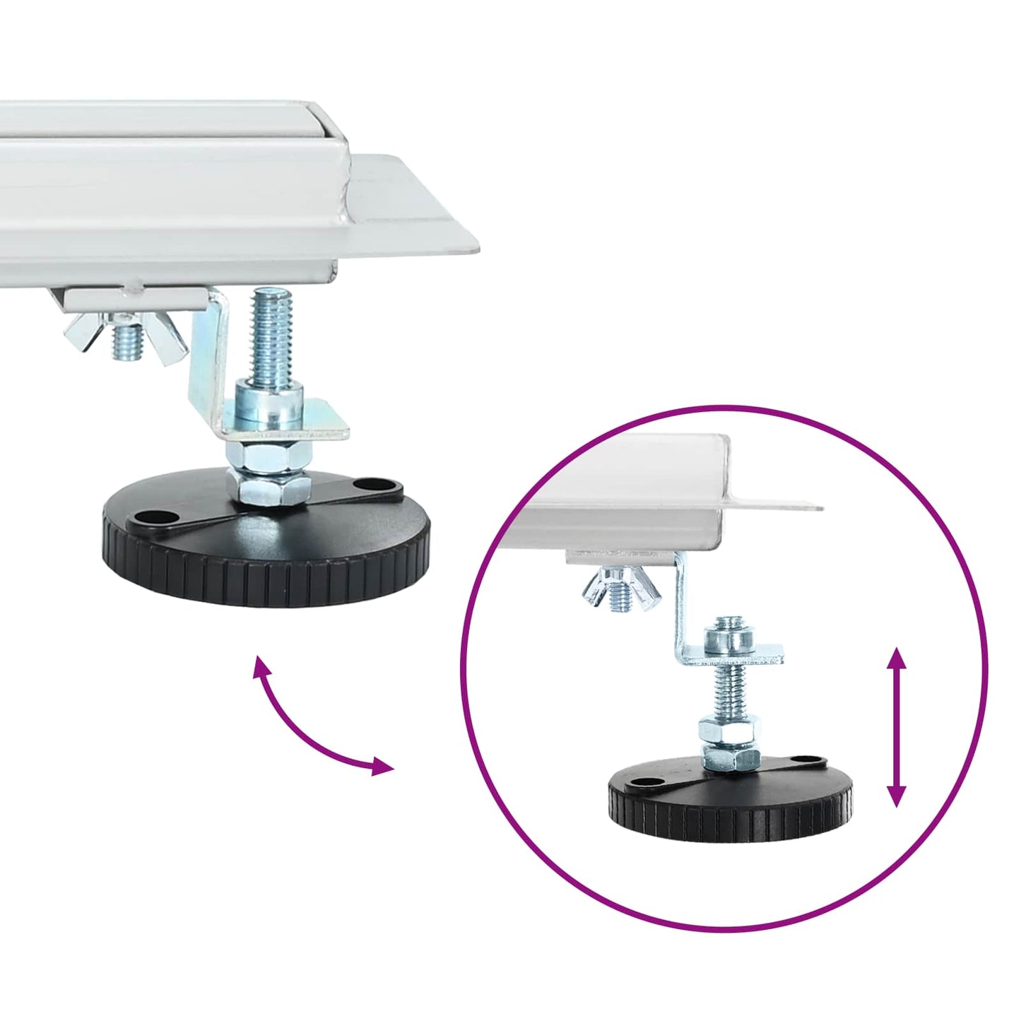 360° Duschablauf mit slim Modell Silber 90 cm Edelstahl 304