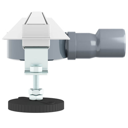 360° Duschablauf mit slim Modell Silber 90 cm Edelstahl 304