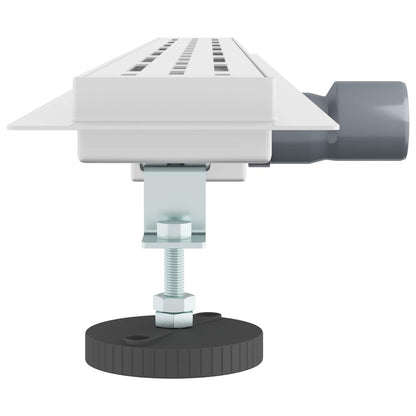 Duschabfluss mit Liniendesign Silber 90 cm Edelstahl 304