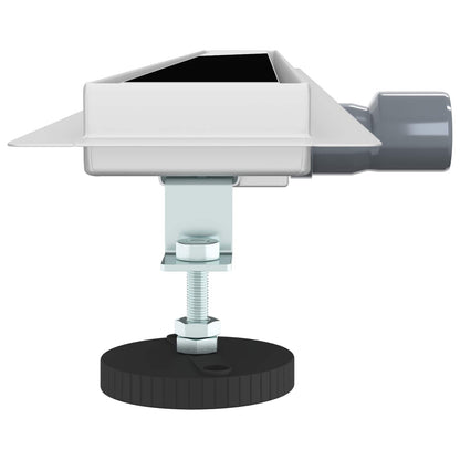 Duschabfluss mit Glasabdeckung Schwarz 100 cm Edelstahl 304