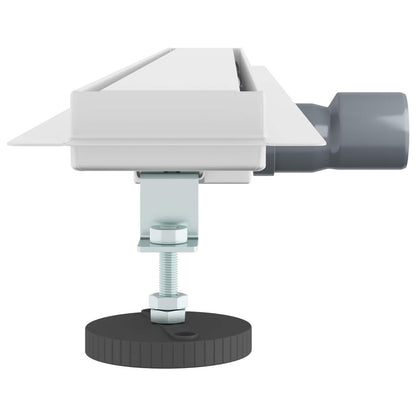 2 in 1 Duschabfluss Silber 100 cm Edelstahl 304