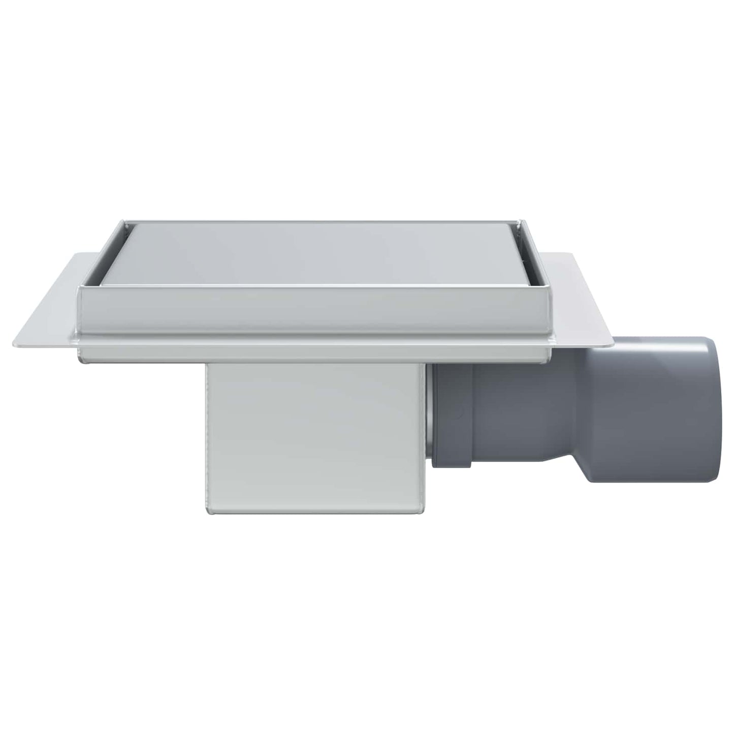 2 in 1 Duschabfluss Silber 15 x 15 cm Edelstahl 304