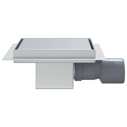 2 in 1 Duschabfluss Silber 15 x 15 cm Edelstahl 304