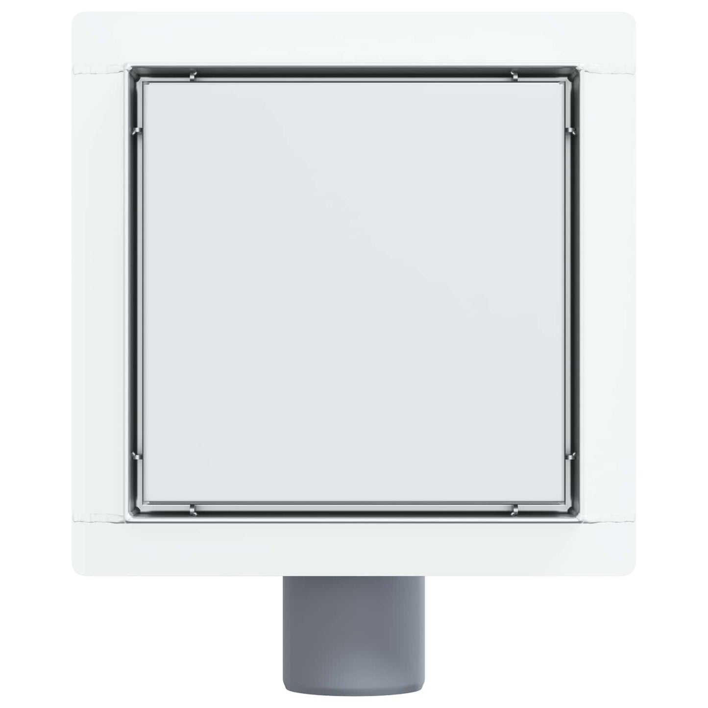 2 in 1 Duschabfluss Silber 15 x 15 cm Edelstahl 304