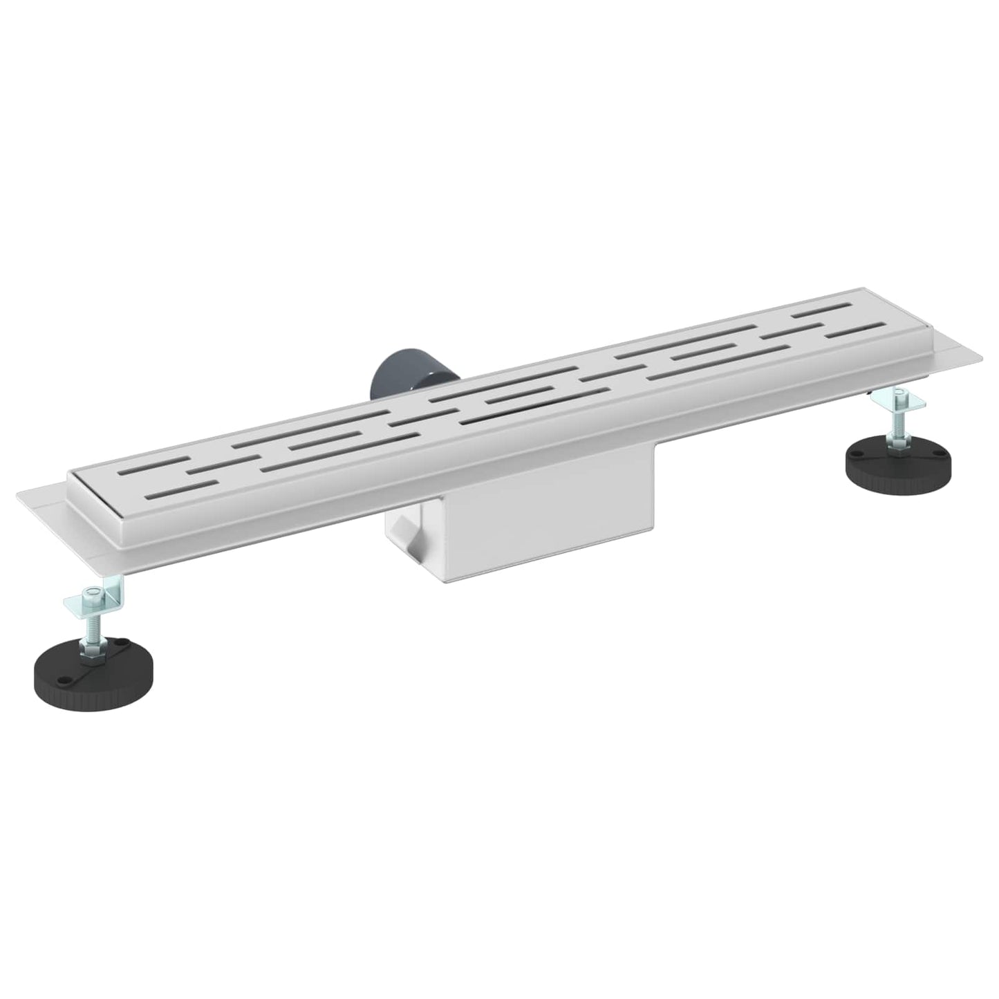 Duschabfluss mit Liniendesign Silber 60 cm Edelstahl 304