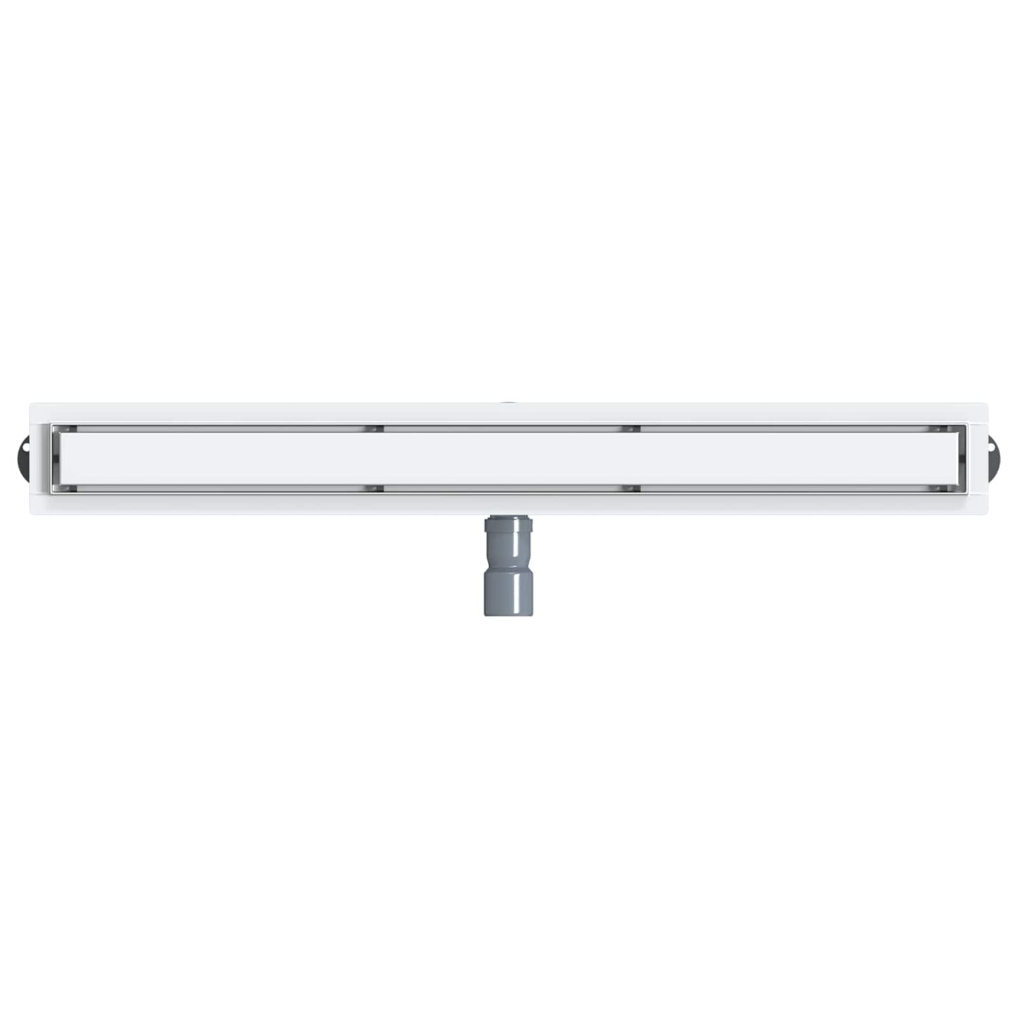 Duschablauf 2-in-1 mit 360° Siphon Silber 90 cm Edelstahl 304