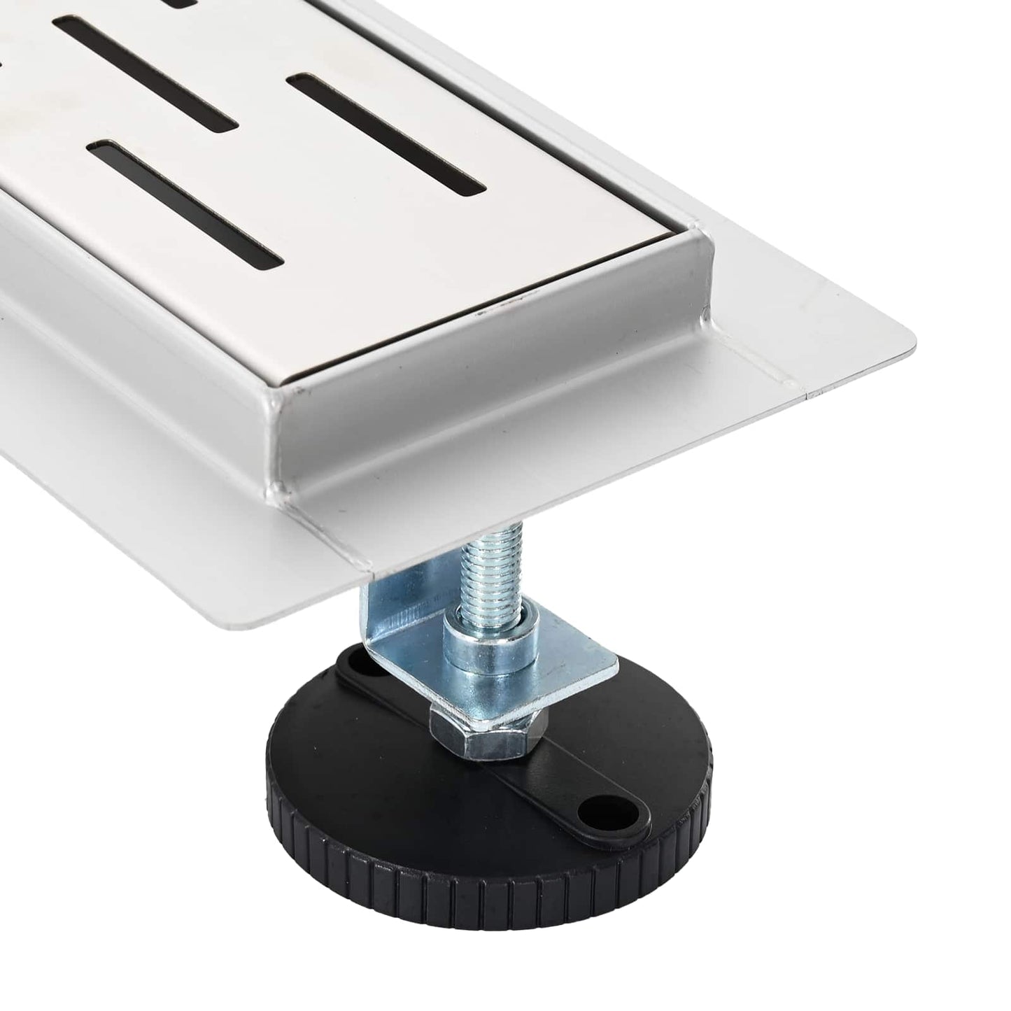 Duschabfluss mit Liniendesign Silber 50 cm Edelstahl 304