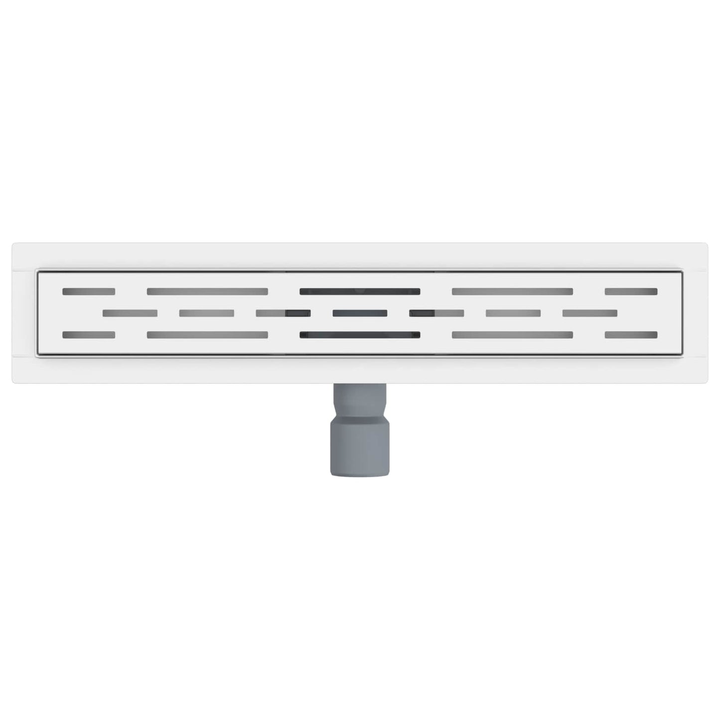 Duschabfluss mit Liniendesign Silber 50 cm Edelstahl 304