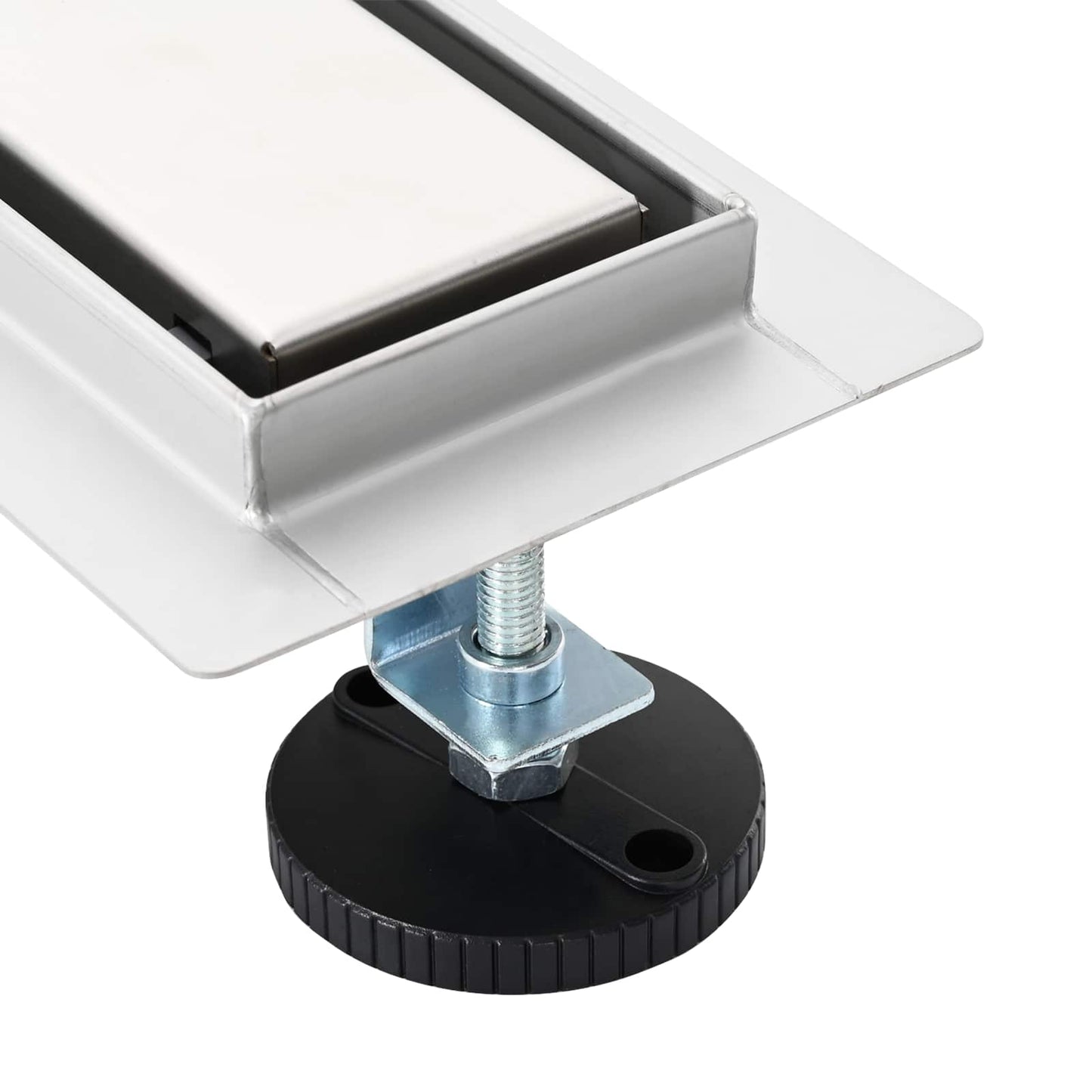 Duschablauf 2-in-1 mit 360° Siphon Silber 54 x 11 x 9,5 cm