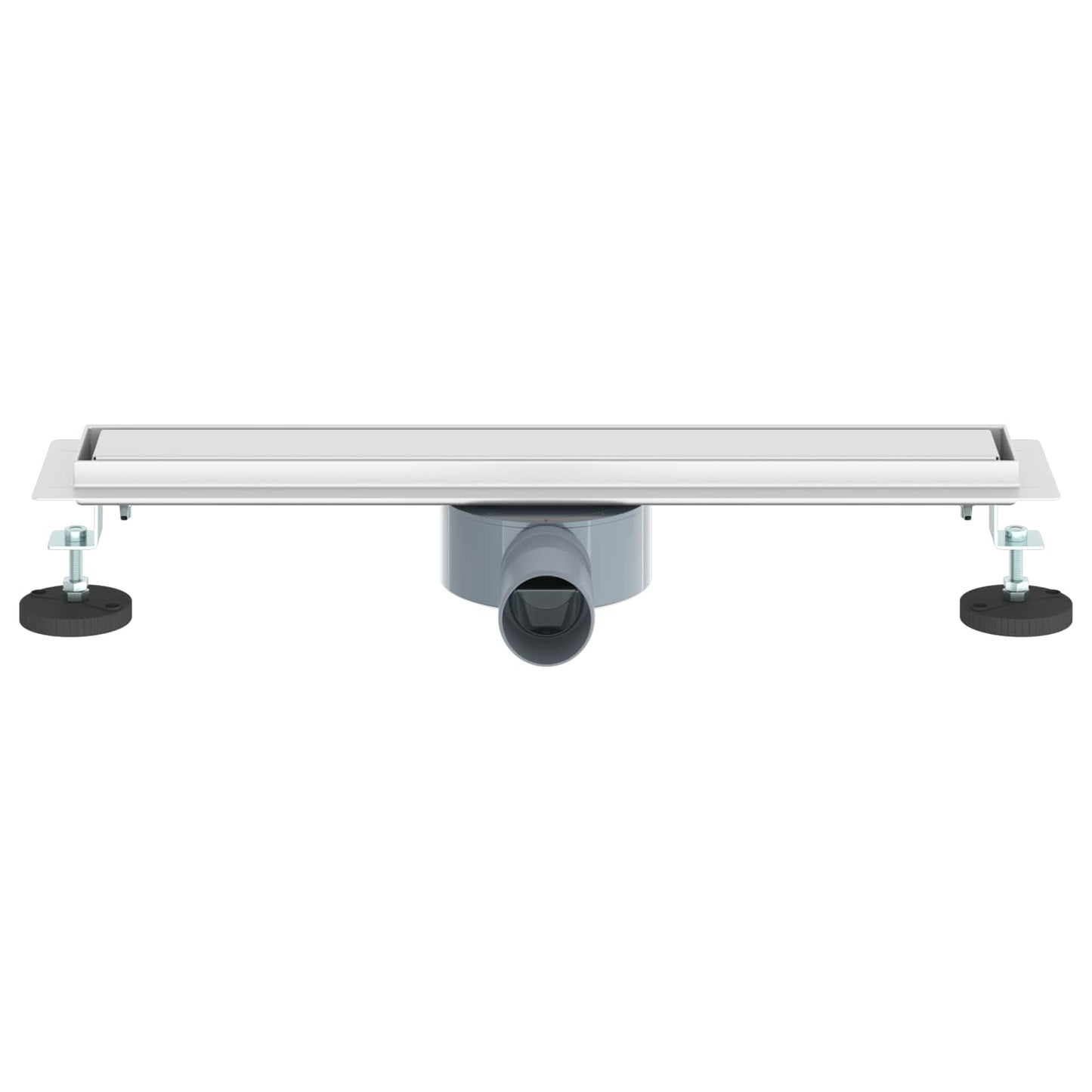 Duschablauf 2-in-1 mit 360° Siphon Silber 54 x 11 x 9,5 cm