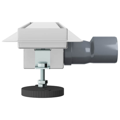 2 in 1 Duschabfluss Silber 60 cm Edelstahl 304