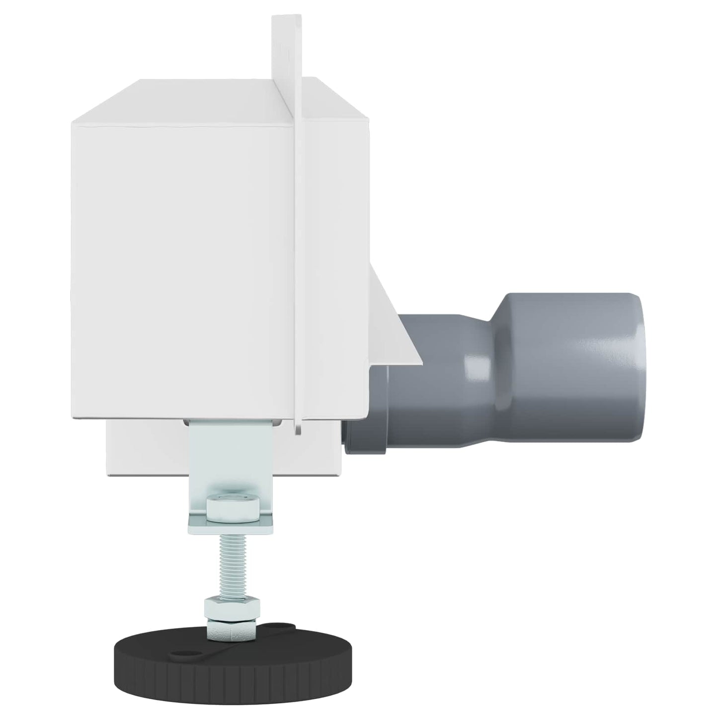 Wandmontierter Duschablauf Silber 60 cm Edelstahl 304