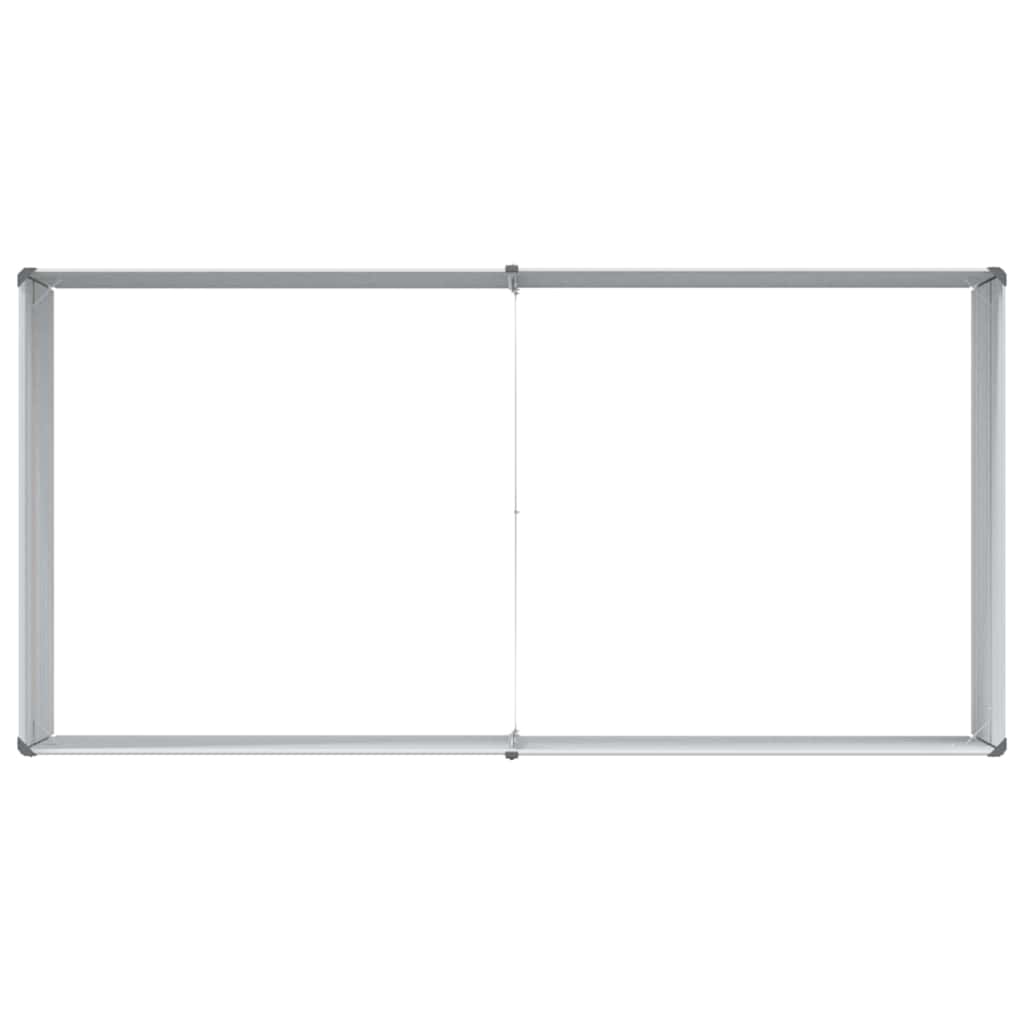 vidaXL Hochbeet Hellbraun 160 x 80 x 77 cm Verzinkter Stahl