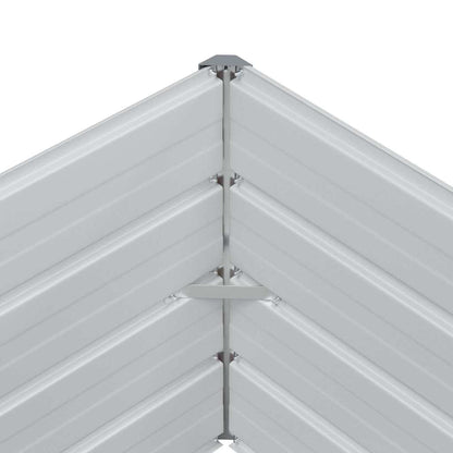 vidaXL Hochbeet Hellbraun 600 x 80 x 45 cm Verzinkter Stahl