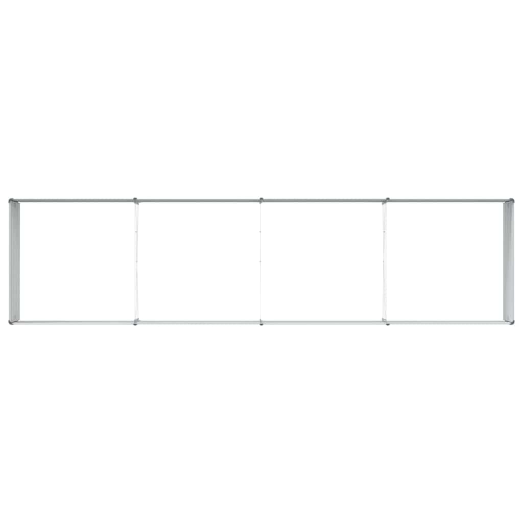 vidaXL Hochbeet Hellbraun 320 x 80 x 45 cm Verzinkter Stahl