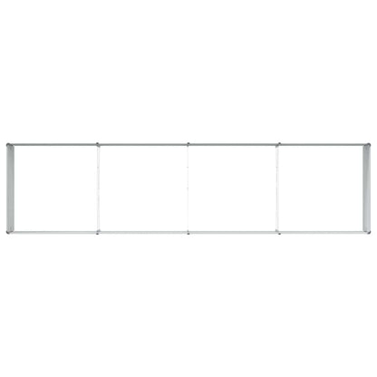 vidaXL Hochbeet Hellbraun 320 x 80 x 45 cm Verzinkter Stahl