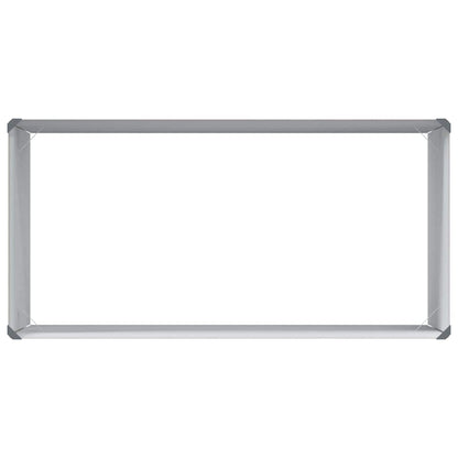 vidaXL Carré potager marron clair 98 x 50 x 68 cm Acier galvanisé