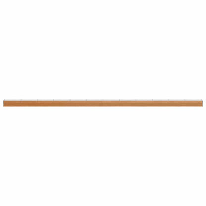 vidaXL Carré potager marron clair 1164 x 50 x 36 cm Acier galvanisé