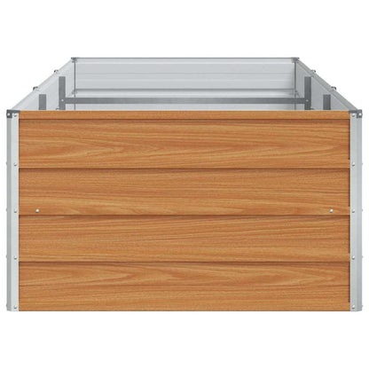 vidaXL Hochbeet Hellbraun 240 x 80 x 45 cm Verzinkter Stahl