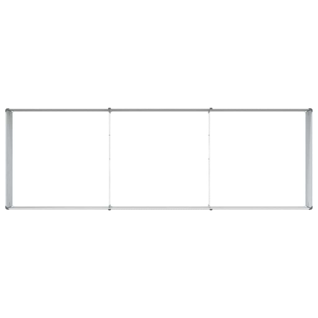 vidaXL Hochbeet Hellbraun 240 x 80 x 45 cm Verzinkter Stahl