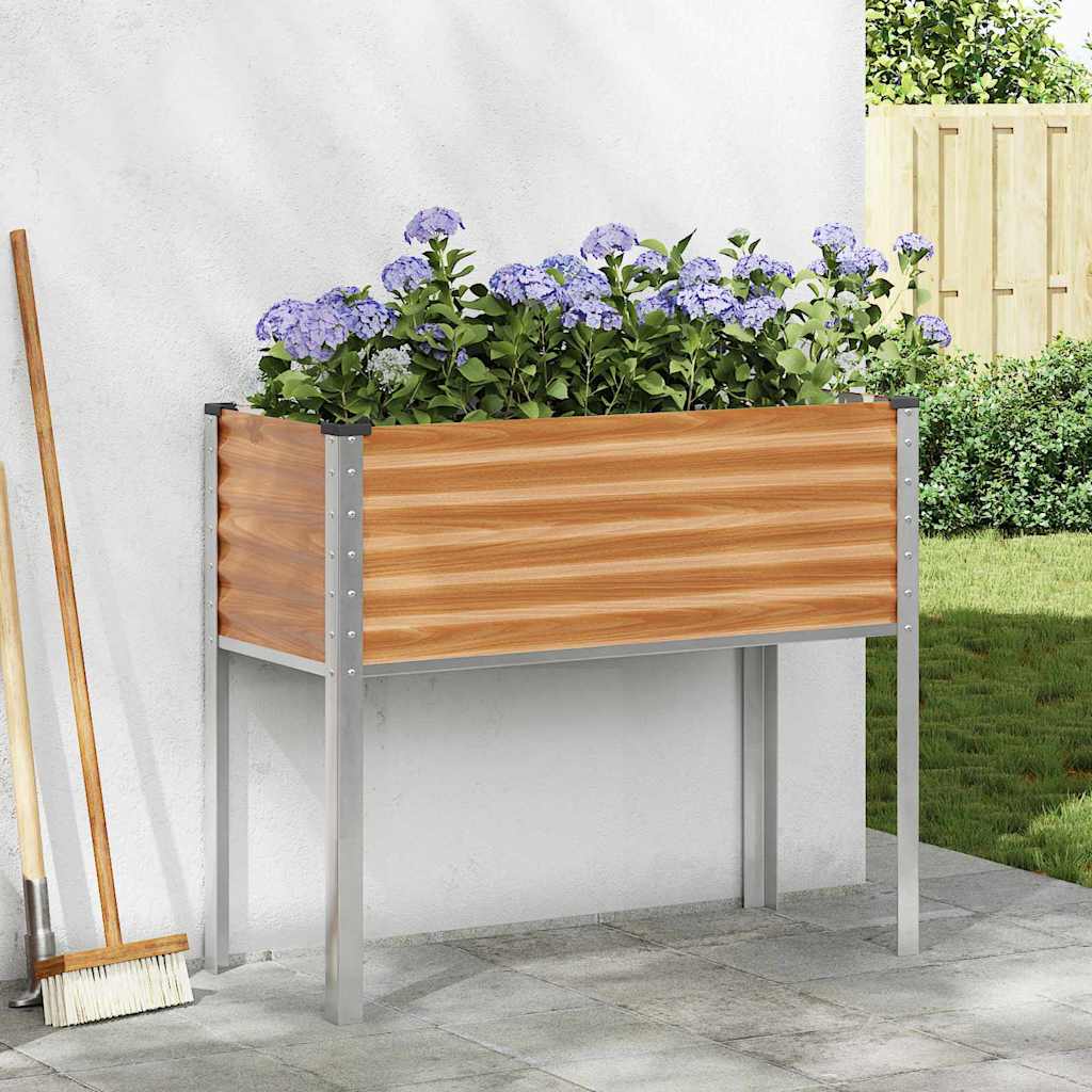 vidaXL Gartenblumentopf Hellbraun 100,5 x 40,5 x 90 cm
