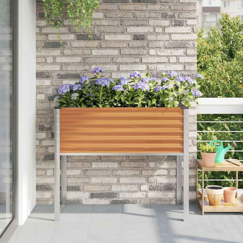 vidaXL Gartenblumentopf Hellbraun 100,5 x 40,5 x 90 cm