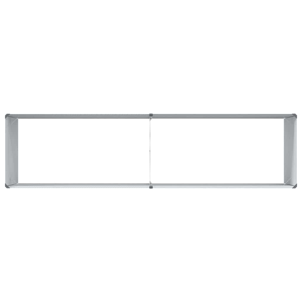 vidaXL Carré potager marron clair 195 x 50 x 68 cm Acier galvanisé