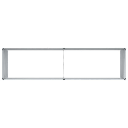 vidaXL Carré potager marron clair 195 x 50 x 68 cm Acier galvanisé