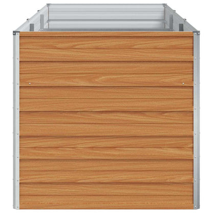 vidaXL Hochbeet Hellbraun 240 x 80 x 77 cm Verzinkter Stahl