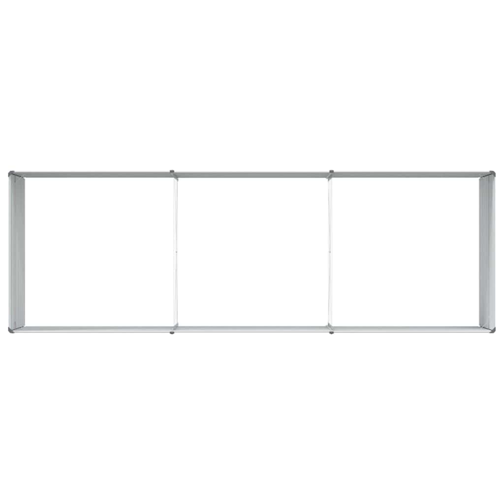 vidaXL Hochbeet Hellbraun 240 x 80 x 77 cm Verzinkter Stahl