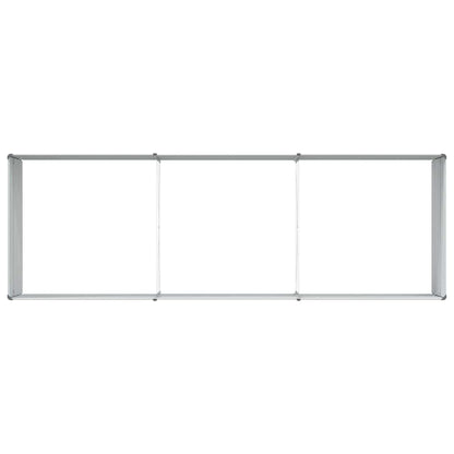 vidaXL Hochbeet Hellbraun 240 x 80 x 77 cm Verzinkter Stahl