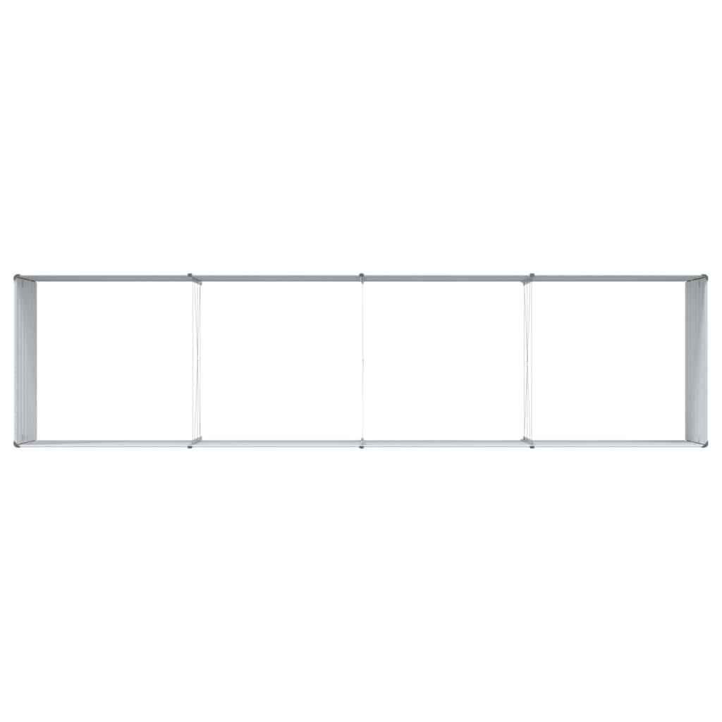 vidaXL Hochbeet Hellbraun 320 x 80 x 77 cm Verzinkter Stahl