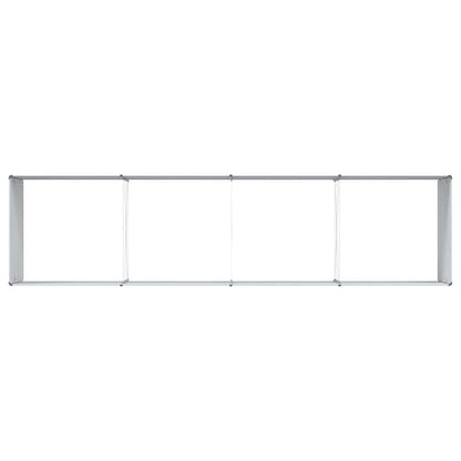 vidaXL Hochbeet Hellbraun 320 x 80 x 77 cm Verzinkter Stahl