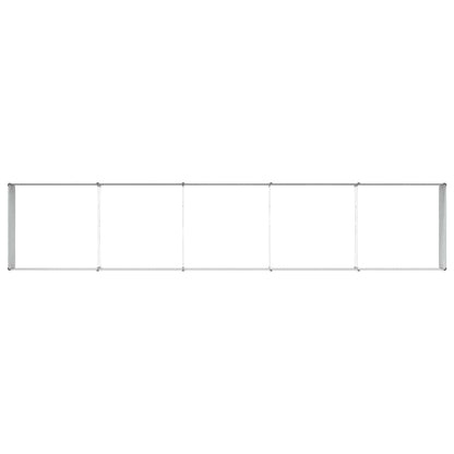 vidaXL Hochbeet Hellbraun 400 x 80 x 45 cm Verzinkter Stahl
