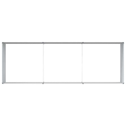 Hochbeet Hellbraun 290 x 100 x 68 cm Verzinkter Stahl