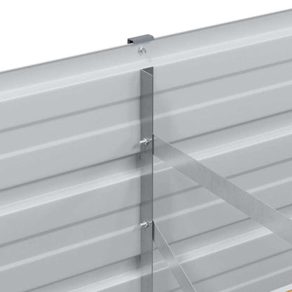 vidaXL Hochbeet Hellbraun 240 x 40 x 45 cm Verzinkter Stahl