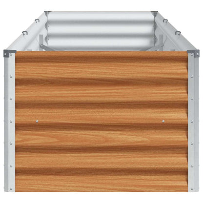 vidaXL Carré potager marron clair 290 x 50 x 36 cm Acier galvanisé