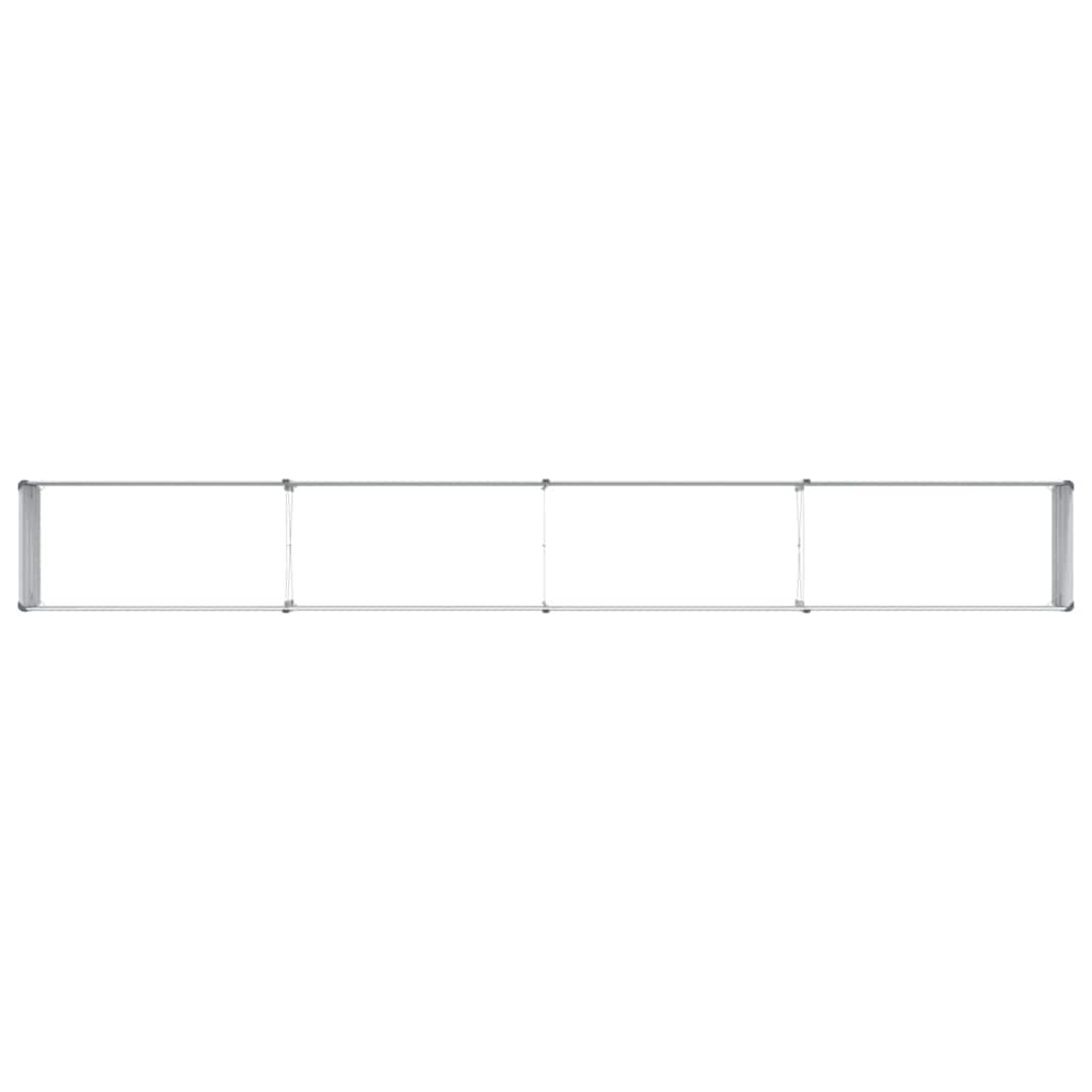 vidaXL Hochbeet Hellbraun 320 x 40 x 45 cm Verzinkter Stahl