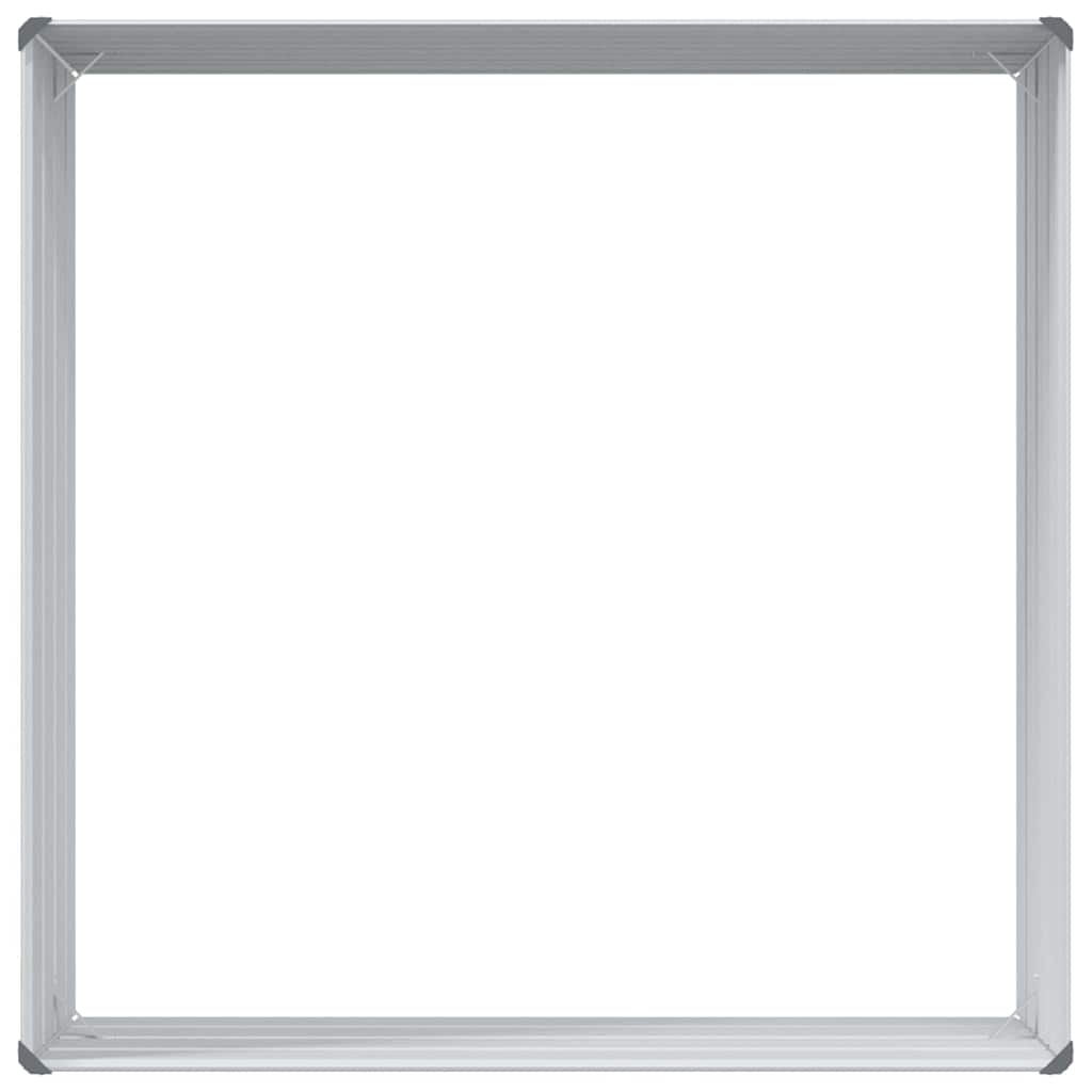 vidaXL Hochbeet Hellbraun 100 x 100 x 45 cm Verzinkter Stahl
