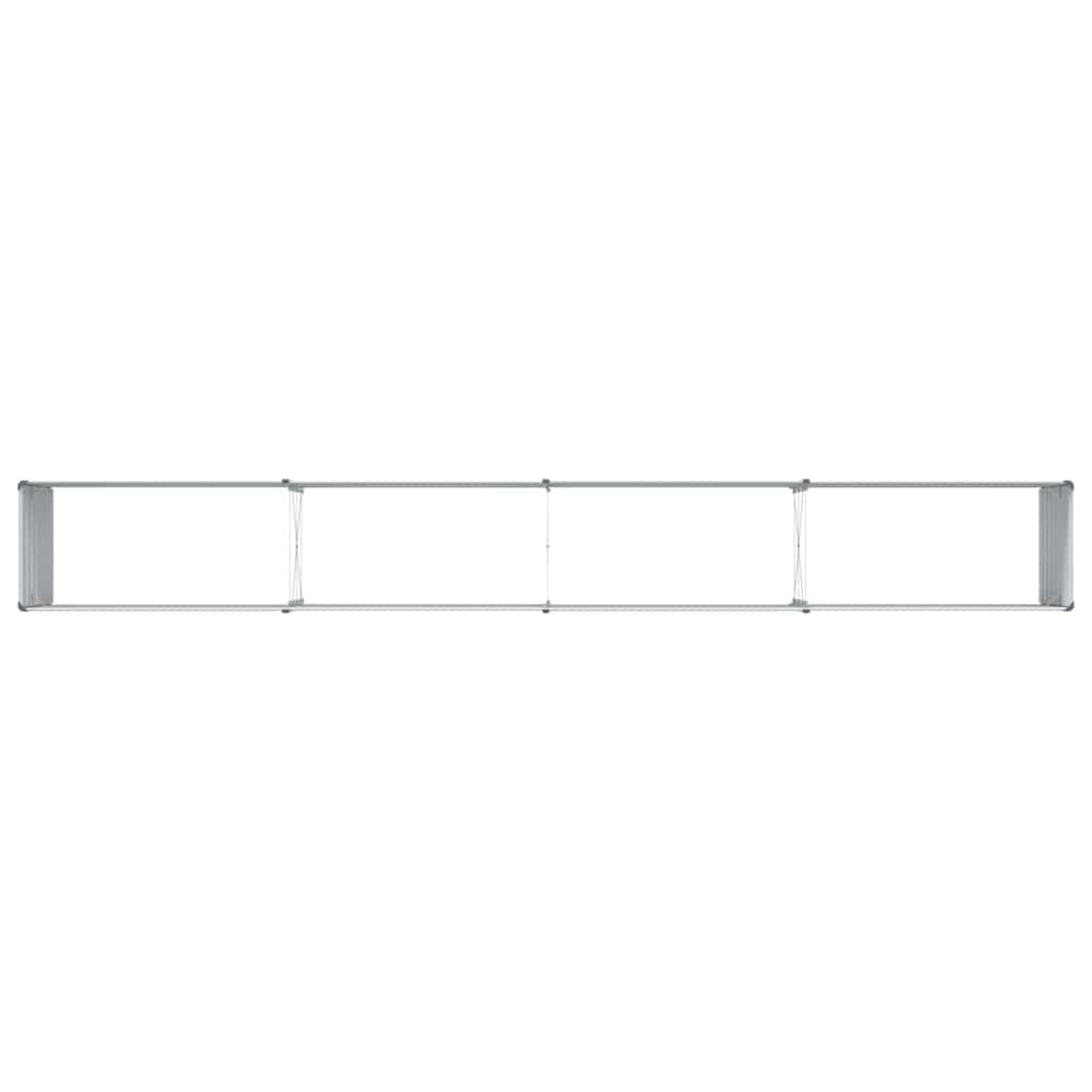vidaXL Hochbeet Hellbraun 320 x 40 x 77 cm Verzinkter Stahl