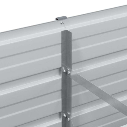 vidaXL Hochbeet Hellbraun 240 x 40 x 77 cm Verzinkter Stahl