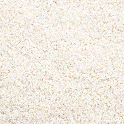 vidaXL Kinderbettgestell mit Kopfteil Creme 80 x 160 cm Schafstoff