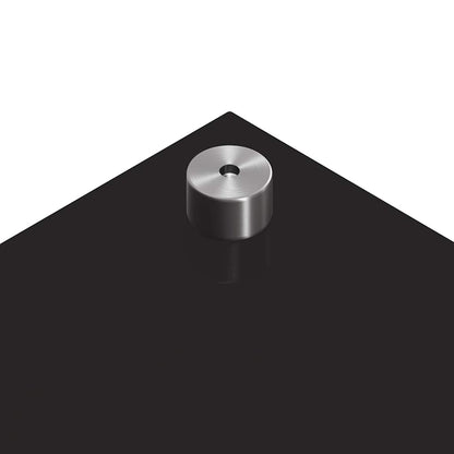 Küchenrückwand Schwarz 80 x 40 cm Gehärtetes Glas