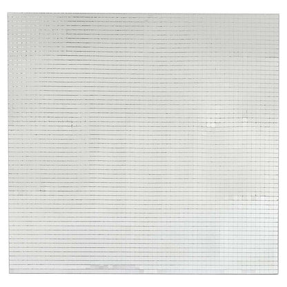 Spiegel-Mosaikfliese Geometrisch 3 pcs Silber 30 x 30 cm Glas